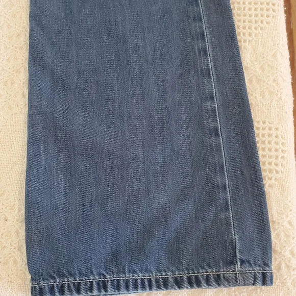 Vintage Rock Republic distressed men's jeans 36/34 Thick stitching and skulls - Picture 14 of 16